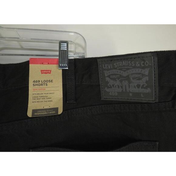 Levi’s 469 Shorts Men’s Size 50 Black Denim NWT List Was $49 - Picture 10 of 11